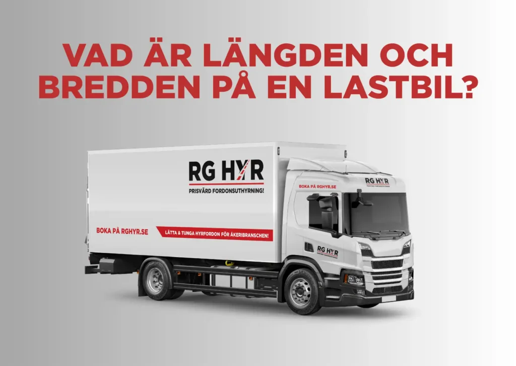 Vad är längden och bredden på en lastbil?