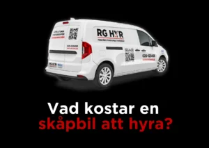 Vad kostar en skåpbil att hyra?