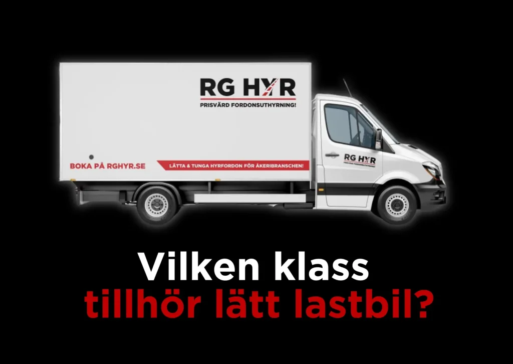 Vilken klass tillhör lätt lastbil?