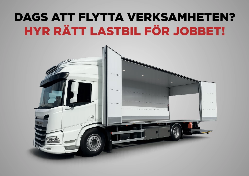 Vilken typ av flyttbil bör företag hyra?